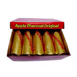 Charbons de bois "Pomme" de Narghileh - 100 rouleaux