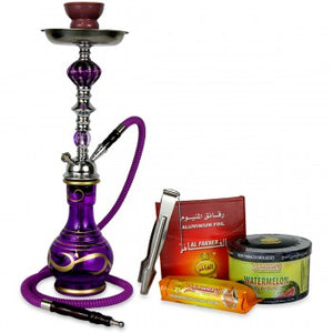 Le Chicha Feu Violet Avec Al Fakher Herbs