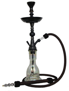 Narguilé égyptien traditionnel à tige noire 04